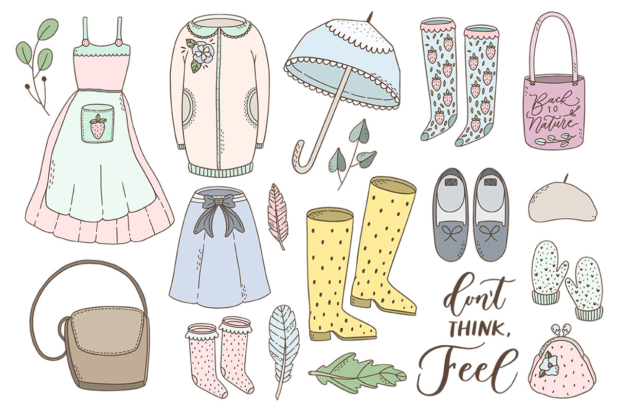 Mori Girl doodles., an Illustration by Sentimental postman (Photo 7 of 18)