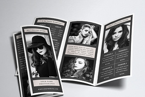 Photography Trifold Brochure Templat