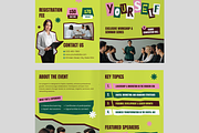 Workshop And Seminar Bifold Brochure, a Brochure Template by Annora Studio (Thumbnail 3 of 6)