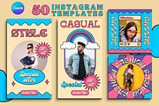 Canva Instagram Fashion Templates, a Social Media Template by Vectorheroes (Thumbnail 1 of 11)