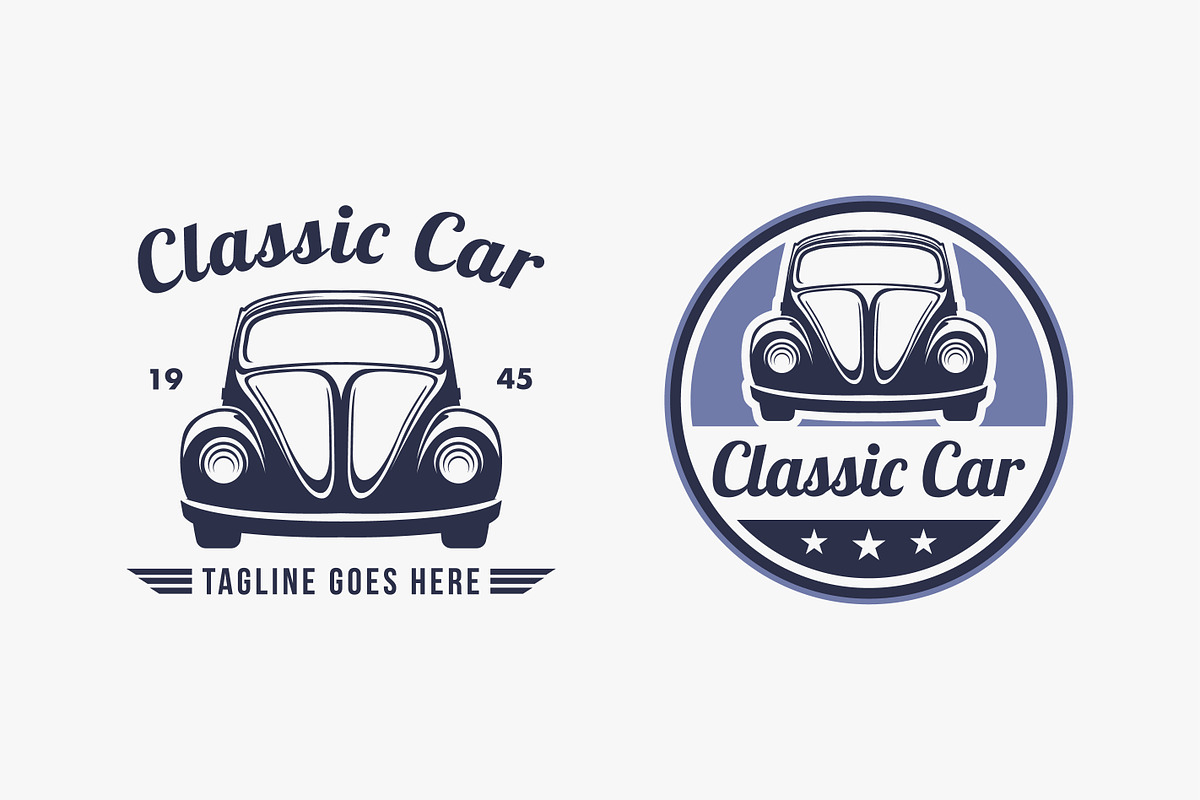 Set Vintage retro classic car logo, an Object Graphic by DOMHOUZE
