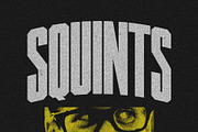 Squints, a Sans Serif Font by Chad Palmer Designs (Thumbnail 1 of 6)