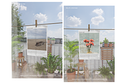 A5 Folded Paper Mockups, a Print Template by Lelu Art Design (Thumbnail 4 of 9)