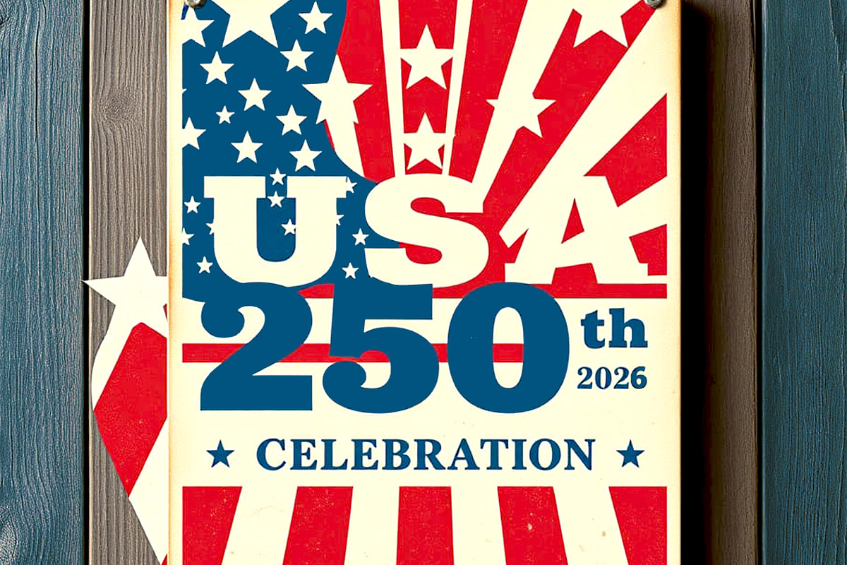 USA 250th Celebration Poster, a Decorative Illustration by Sharon Schwalbe (Photo 3 of 5)