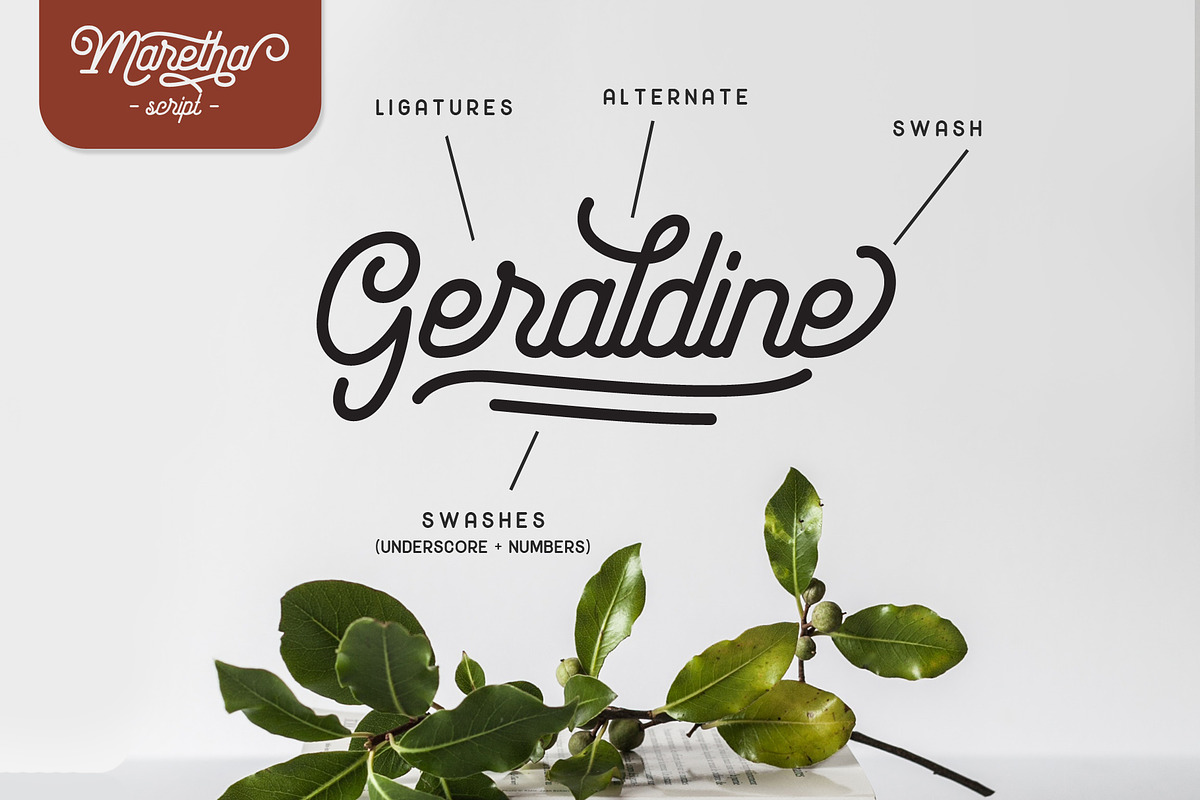Maretha Font Duo preview 8