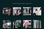 Instagram post templates - Neon 90s, a Social Media Template by CreativeFolks (Thumbnail 2 of 8)