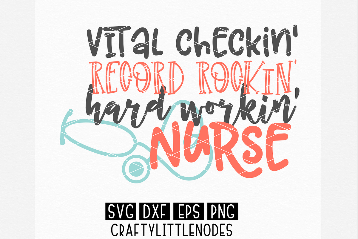 Nurse Svg Shirt Design, an Illustration by CraftyLittleNodes (Photo 1 of 2)