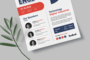 Conference Flyer Layout, a Flyer Template by MightyDesign (Thumbnail 5 of 8)