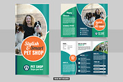 Veterinarian Clinic pet shop trifold, a Brochure Template by Tanuart (Thumbnail 2 of 2)
