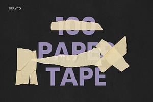 Paper Tape PNG Elements