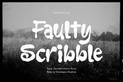 Faulty Scribble | Ugly Handwritten, a Handwritten Font by gracetype_studio (Thumbnail 1 of 12)