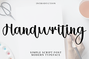 Handwriting, a Handwritten Font by FreshTypeINK (Thumbnail 1 of 9)