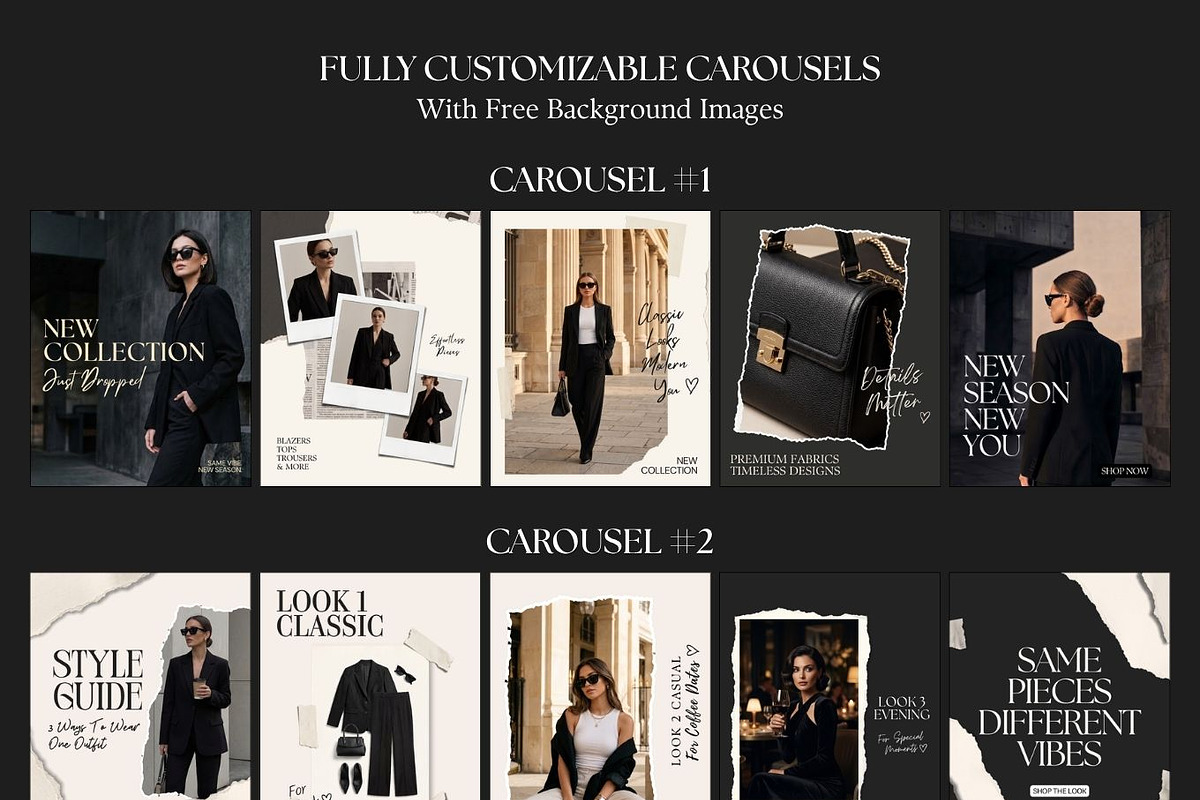 Fashion Instagram Templates, a Social Media Template by Arslan (Photo 4 of 8)