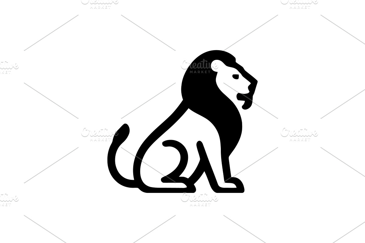 Lion Creative Mascot Logo, a Branding & Logo Template by Vectorium Studio