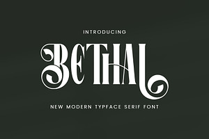 BETHAI - Modern Typface Serif