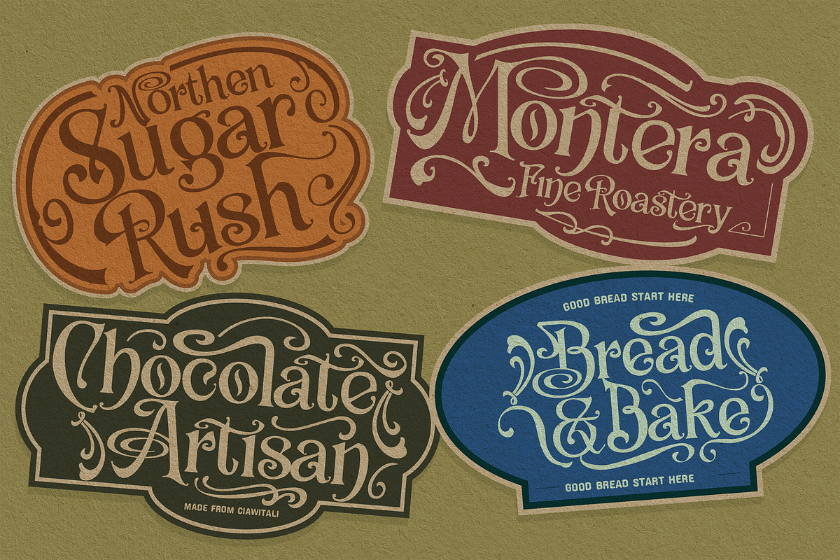 Libston - Luxurious Vintage & Extras, a Serif Font by Fortunes Co (Photo 9 of 14)