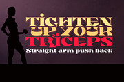 Plank Rollouts Display, a Serif Font by Areatype (Thumbnail 3 of 6)