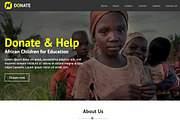 Fundraising HTML Template - Charity, a Websites & App Template by oLanding (Thumbnail 2 of 6)