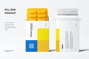 Pill Box Mockup, a Product Mockup by zpackcreative