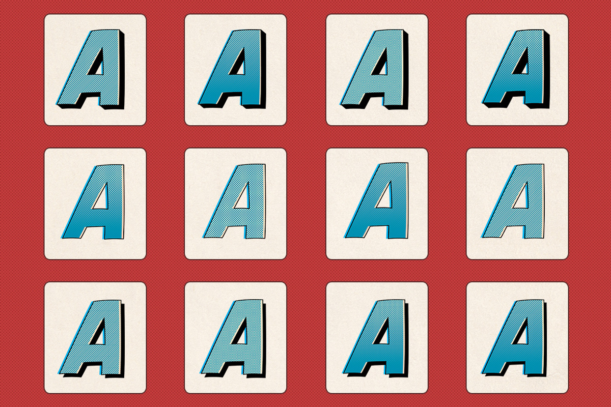 Vintage Comic Press - AI Actions, a Brushes & More by Greta Ivy (Photo 2 of 5)
