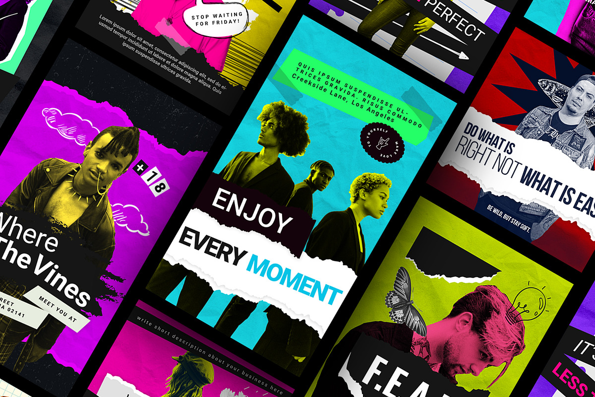 Duotone Instagram Templates, a Social Media Template by Pixflow (Photo 7 of 8)