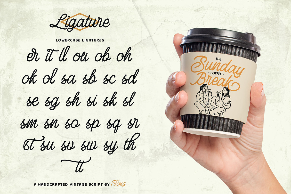 Herilego Sites Typeface, a Script Font by alit design (Photo 15 of 17)