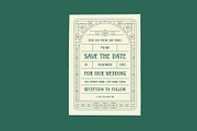 Art Nouveau Wedding Invitation, an Invitation Template by Neermana (Thumbnail 3 of 4)