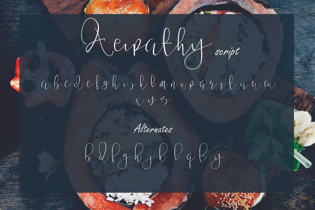 Aeipathy, a Script Font by Dira Studio (Photo 23 of 24)