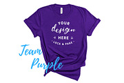 Bella Canvas TShirt Mockups On White, a Shirt Mockup by lock and page (Thumbnail 41 of 92)