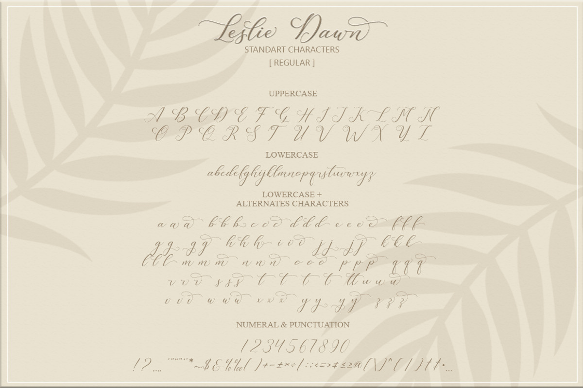 Leslie Dawn, a Script Font by Graphix Line Studio (Photo 6 of 10)