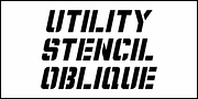 Utility Stencil JNL, a Font by Jeff Levine Fonts (Thumbnail 4 of 5)