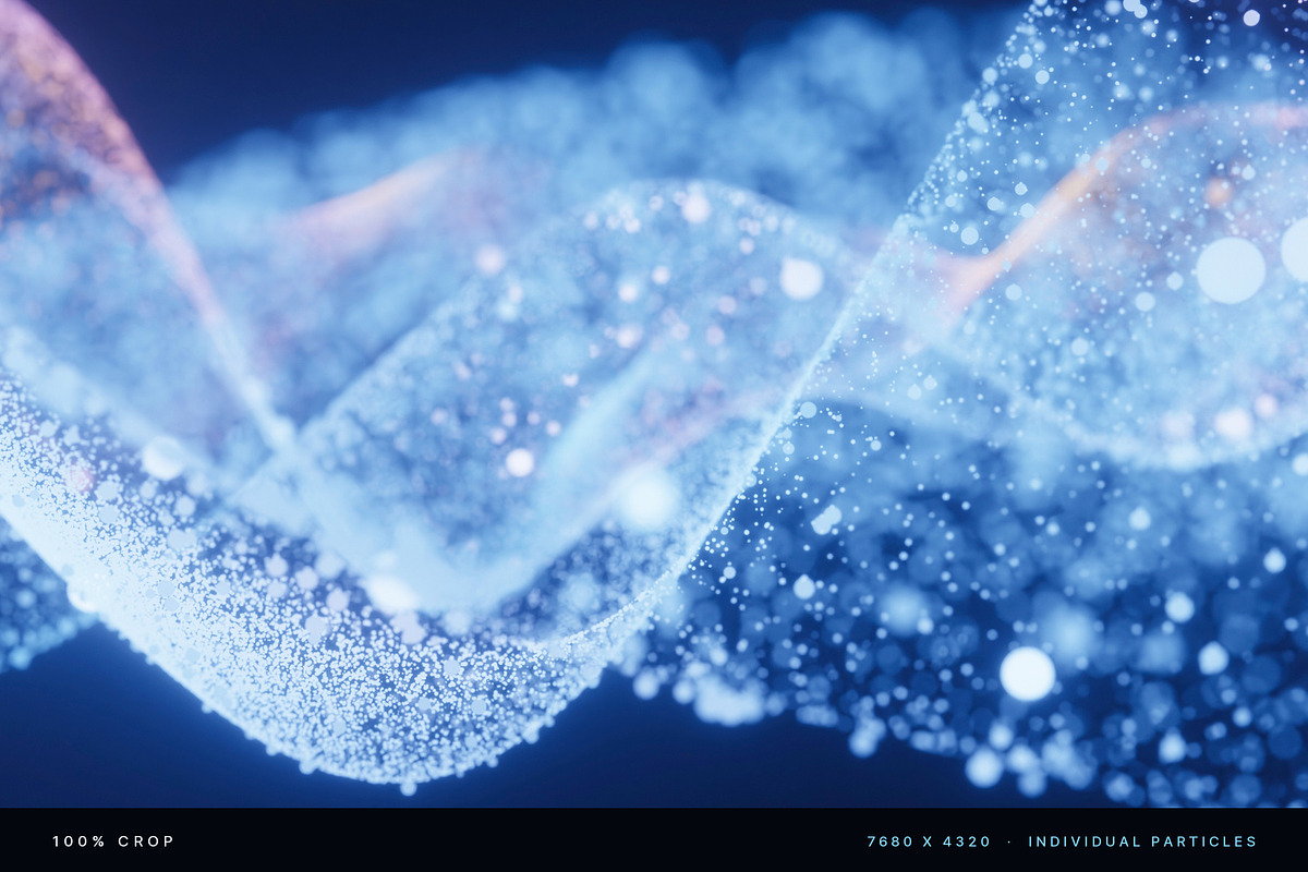 Particle Waves - 12 JPG Backgrounds, a Background Graphic by Photocreo Michal Bednarek (Photo 6 of 6)