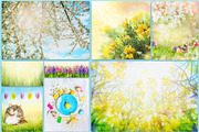 Yellow springtime and Easter BUNDLE, a Background Photo by VICUSCHKA (Thumbnail 2 of 3)