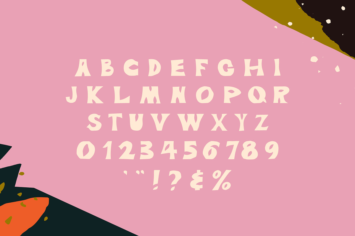Paradise | Botanical Collage Font, a Handwritten Font by Liam MacSweeney's (Photo 5 of 7)