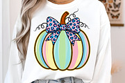 Brushstroke Coquette Pumpkin Fall PN, an Illustration by Libby Wishes (Thumbnail 6 of 6)