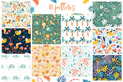 Jungle friends elements & patterns, a Pattern Graphic by Inna Moreva (Thumbnail 2 of 11)