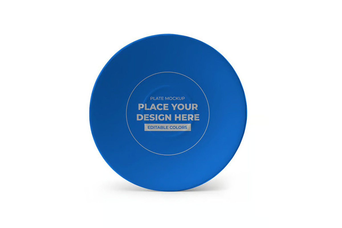Plate Dish Mockup Template Set, a Household Mockup by DesignRushMarket (Photo 7 of 11)