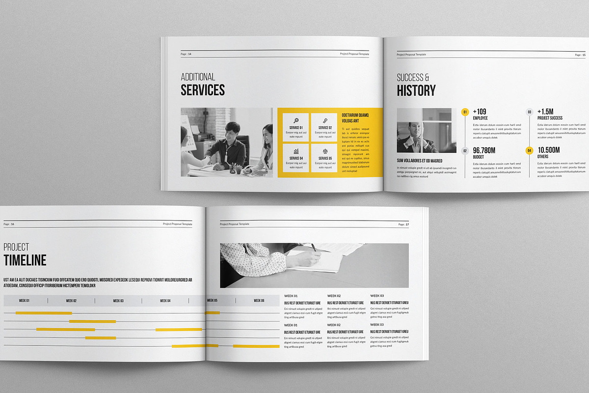 Project Proposal Template Landscape preview 6
