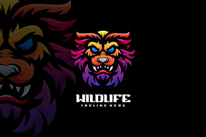 Wildlife Gradient Colorful Logo., a Branding & Logo Template by ModalTampang