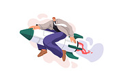 Business people set. Startup concept, a Person Illustration by PaperTrident (Thumbnail 3 of 13)