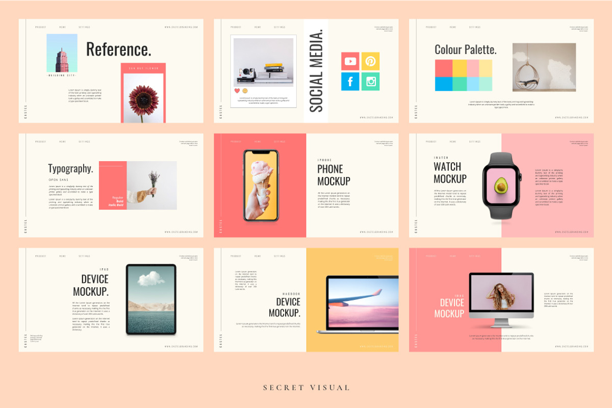 Castel - Google Slides Template, a Presentation Template by Secret Visual (Photo 9 of 9)