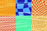 Retro Abstract Backgrounds, a Decorative Illustration by Creathub Studio (Thumbnail 3 of 5)
