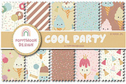 Cool Party clipart and paper set, a Food Illustration by Poppymoondesign (Thumbnail 2 of 5)