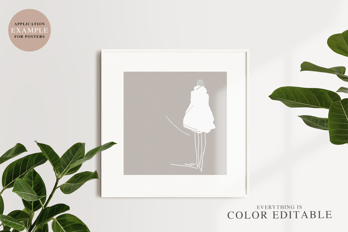 Female Fashion Illustration Art Pack, a Person Illustration by Luna Sonego Design (Photo 3 of 8)