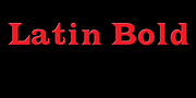 Latin Bold, a Serif Font by Wooden Type Fonts (Thumbnail 1 of 4)
