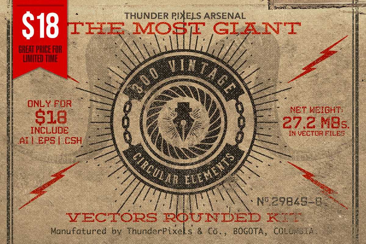 Vectors Rounded Kit - Giant Box 01