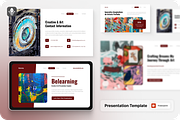 Creative & Art PowerPoint, a Presentation Template by SquidPixey (Thumbnail 1 of 6)