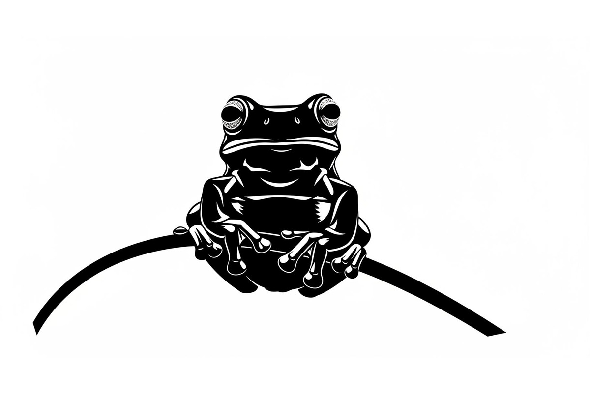 Frog Silhouette Vector Bundle, an Illustration by jahid234 (Photo 26 of 46)