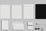 Brand Identity Mockups, an Advertising Mockup by Se٧enStudio (Thumbnail 4 of 5)