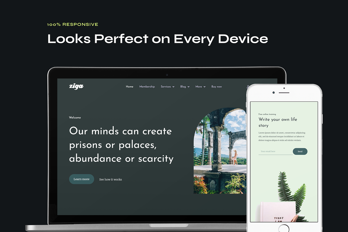 Life Coach Elementor Template Kit, a WordPress Template by Awakened Templates (Photo 2 of 6)